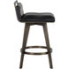 Arizona 32.5 inch Castillo Black Swivel Counter Stool, Swivel